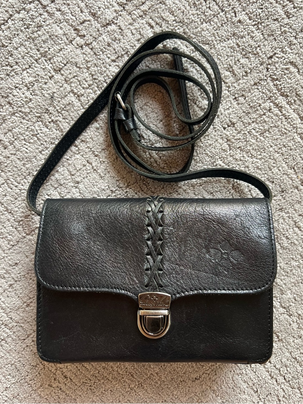 Patricia Nash Braided Leather Crossbody